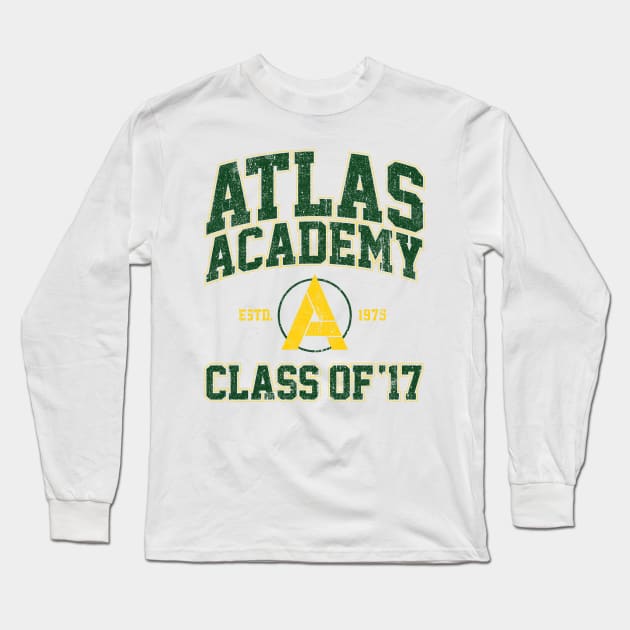 Atlas Academy Class of 17 (Variant) Long Sleeve T-Shirt by huckblade